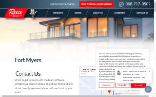 Reece Windows & Doors website