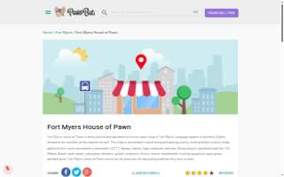 Fort Myers House of Pawn website