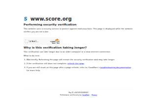 Score of Las Vegas website