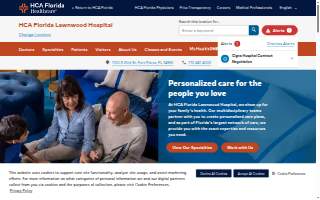 HCA Florida Lawnwood Hospital website