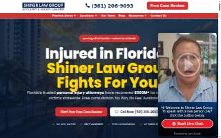 Shiner Law Group website