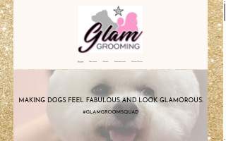 Glam Grooming website