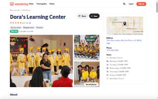 Dora's Center of Learning website