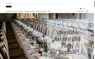 Affordable Events and Party Rentals, Inc. website
