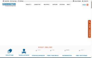 Harrington Electrical Contracting website