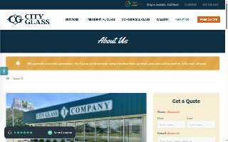 City Glass Company website