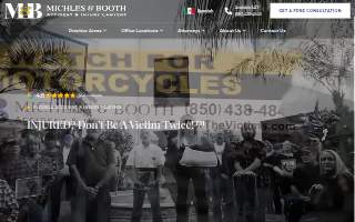 Michles & Booth, P.A. Fort Walton Beach Personal Injury Lawyers website