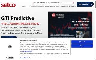 Setco Services of Navarre website
