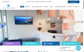 Blue Dental Studio website