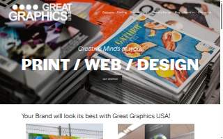 Great Graphics USA website