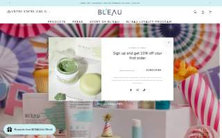 The Bleau Buddha Smoke Shop and Vape Bar website