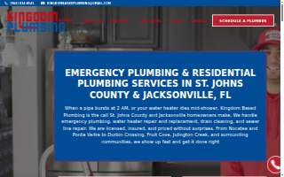 Kingdom Based Plumbing of Fruit Cove website
