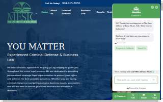 The Law Offices of Kate Mesic, P.A. website