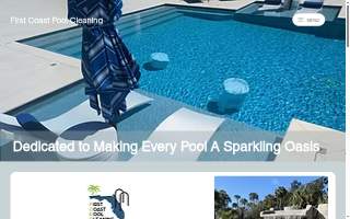 First Coast Pool Cleaning website