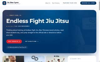 Endless Fight Jiu Jitsu website