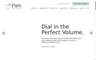 Pure Aesthetics website