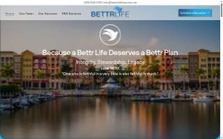 Bettrlife Financial Services website