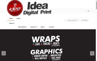 Idea Digital Print website
