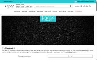 Kane's Furniture - Naples website