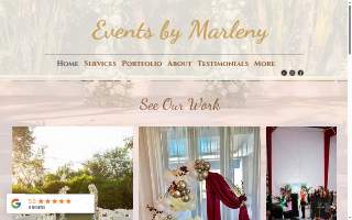 Events by Marleny - Full-service Coordinating, Planning and Styling for Weddings & Events. website