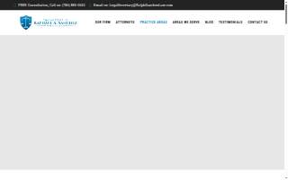The Law Office of Ralph Sanchez website