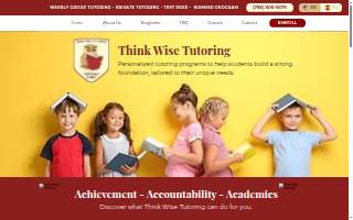 Think Wise Tutoring, LLC. website