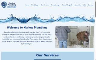 Harlow Plumbing website
