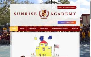 Sunrise Kids Academy website