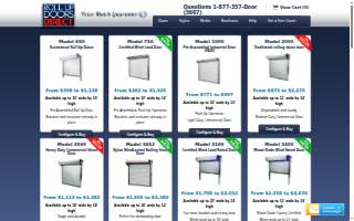 Roll Up Doors Direct website