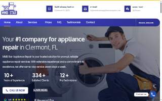 MMB Star Appliance Repair of Groveland website