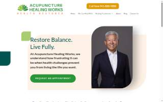 Acupuncture Healing Works website