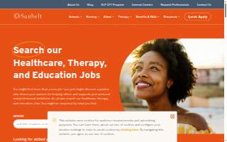 Sunbelt Staffing website