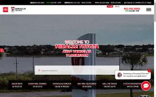 Miracle Toyota website