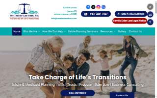 The Tessier Law Firm of Haines City website