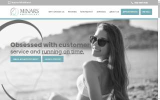Minars Dermatology - Dermatologist Hollywood website