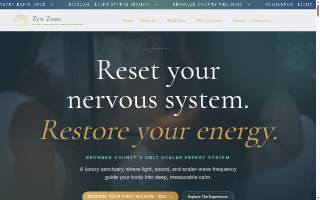 Zen Zone FL Wellness Center website