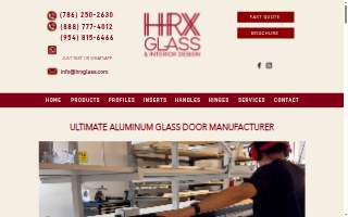HRX Glass website