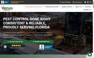 Venus Pest Control website