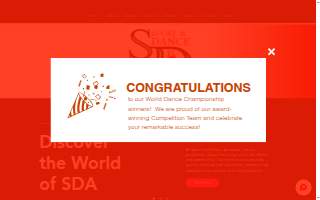 Sport and Dance Academy website