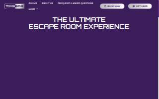 Timebox Escape of Hialeah website