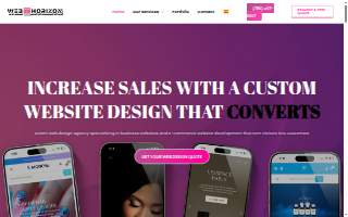 Diseño Web Miami - Web Horizon Pro of Hialeah Gardens website