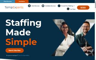 TempExperts website