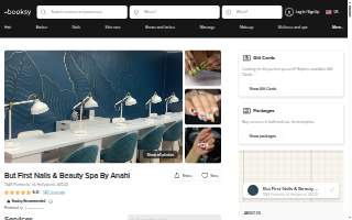 But First Nails & Beauty Spa By Anahi website
