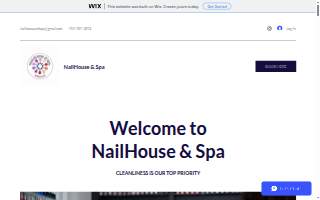 NailHouse & Spa website