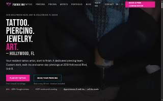 Foenix Ink Tattoo Studio website
