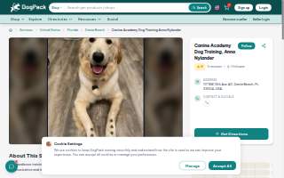 Canine Academy Dog Training, Anna Nylander website