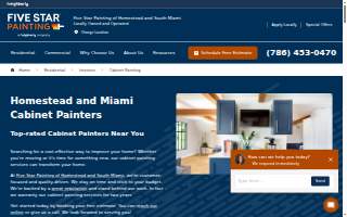 Five Star Painting of Homestead and South Miami website