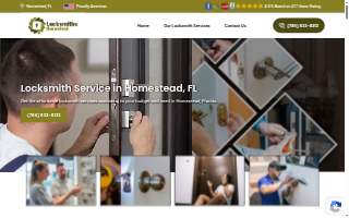 Homestead Locksmith & Car Key Service website
