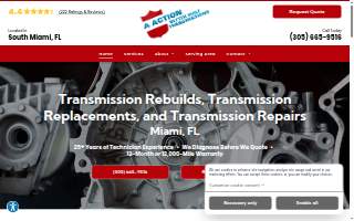Miami Transmission Repair website