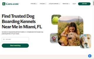 Pawfessional Sitters of Miami website